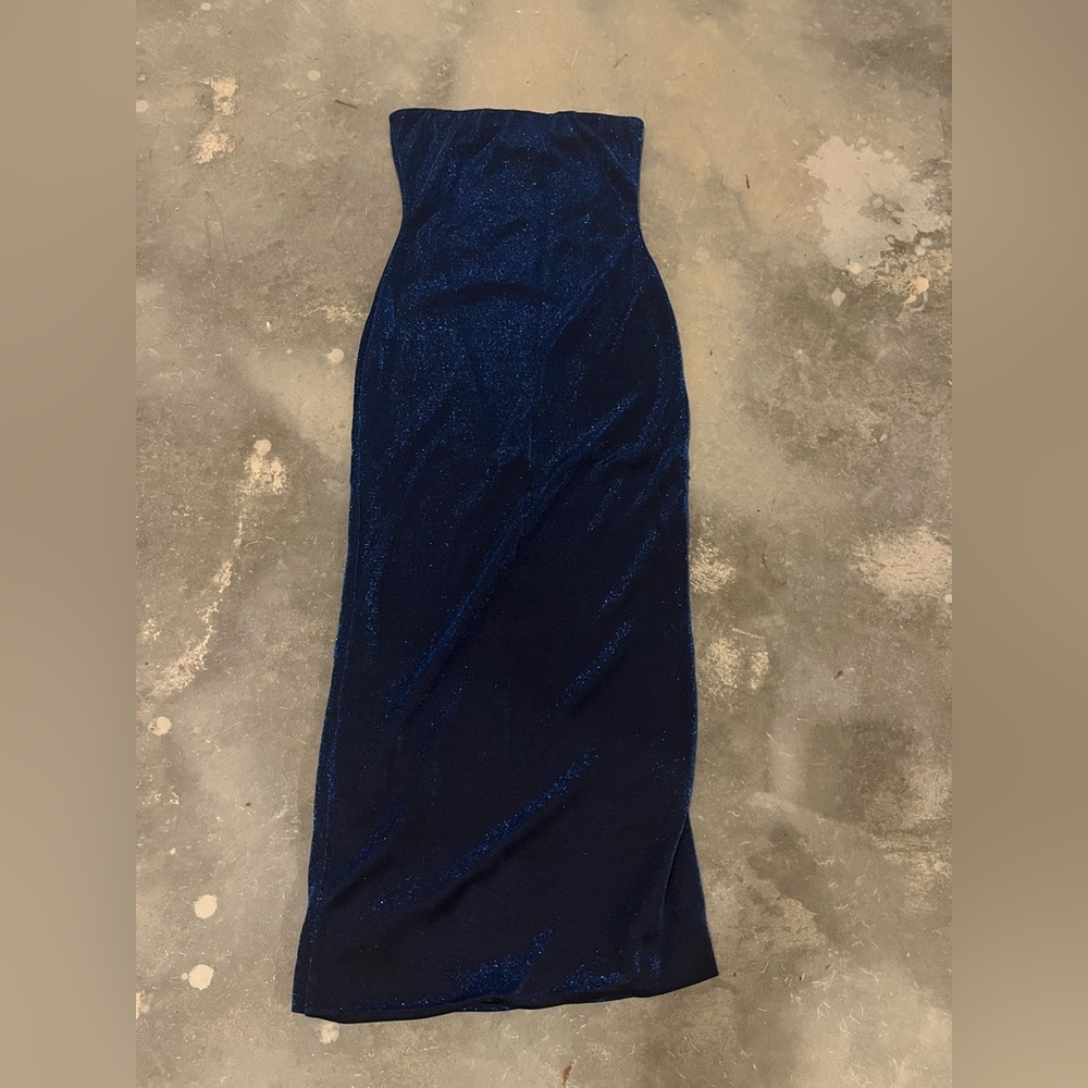Princess Polly Navy Blue Maxi Dress